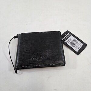 Club Rochelier Mens Leather RFID Wallet Black NWT